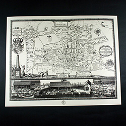 1645 Historical 4 Part Map Set Of Wieliczka And The Salt Mines