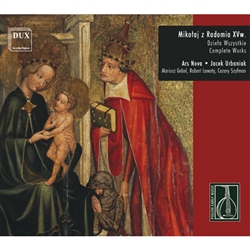 As we approach the music of Mikolaj of Radom his worth remembering that he was the first Polish composer whose talent and learning were of an European calibre: the first whose knowledge and skills allowed him not only to imitate foreign models but to cont