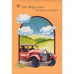 Polish Father's Day Greeting Card - Husband