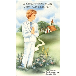 First Communion Card - Special Boy