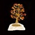 Amber Tree Of Good Luck - Drzewko Szczescia - 4.25" - 11cm Tall