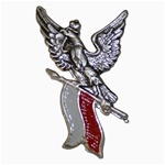 Polish Eagle and Banner Lapel Pin