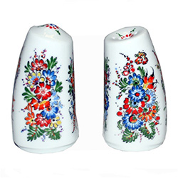 Opole Hand Painted Porcelain Salt and Pepper Shakers #2