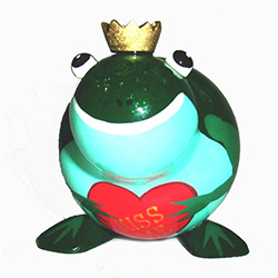 Frog Prince Nesting Doll Set of 5  3" tall