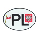 Pride of Poland - PL Eagle - Flag Sticker - Small