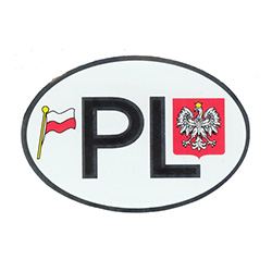 Pride of Poland - PL Eagle - Flag Sticker - Small