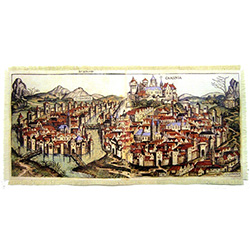 Panoramic Scene of Medieval Krakow - Large