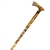 Youth-Sized Ciupaga - Brown Wooden Polish Mountaineer's Walking Stick