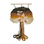 Mixed-Media Wall Hanging Tree - Large