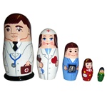 If laughter is the best medicine, our Doctor Doll and his staff will do their best to get you well on the road to recovery. A darling gift for a nurse, doctor, or any men of medicine, guaranteed to inject cheer into anyone's day!