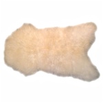 Wonderfully soft and luxurious natural long-nap sheepskin in off-white color.  Extra long nap, the kind you want to sink your fingers into.  From Zakopane Poland.