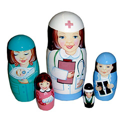 If laughter is the best medicine, this nurse doll will do her best to get you well on the road to recovery. A darling gift for a nurse, doctor, or any women of medicine; guaranteed to inject cheer into anyone's day!