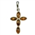 Honey Amber Cross Pendant