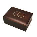 2-Ring Miniature Polish Wooden Box