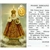 Infant of Prague  - Polish - Praskie Dzieciatko Jezus - Holy Card Plastic Coated. Picture is on the front, Polish text is on the back of the card.