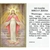 Sacred Heart of Jesus - Polish - Do Najsw. Serca P. Jezusa (SHJ) -  Holy Card Plastic Coated. Picture is on the front, Polish text is on the back of the card.