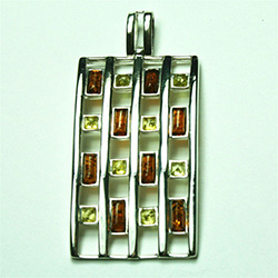 Must Have Multi Color Amber Pendant