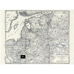 This 1845 map focuses on the area that is now Poland, Latvia, Estonia, Lithuania and western Russia extending from Danzig and Moscow to Crakow and Kiev. Provincial boundaries, towns, villages and roads are shown with a small inset map of St. Petersburg