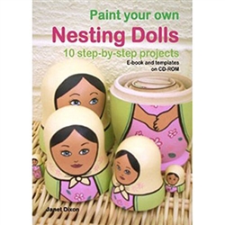 Paint Your Own Nesting Dolls CD-ROM by Janet Dixon