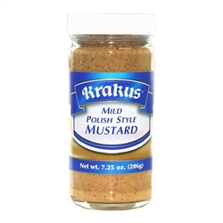 Krakus Mild Polish Style Mustard.  Great on kielbasa sandwiches!