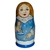 This is the doll that accompanies the book, "How the Russian Snow Maiden Helped Santa.  The book tells the story of a child's self-discovery while it introduces a bit of Russian and a few traditions of a far-away country.  The accompanying 5 pieced doll i