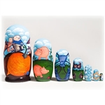 Gigantic Turnip Nesting Doll 7pc./6"