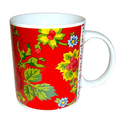 This attractive ceramic mug features the design of material worn by Polish folk dancers with a "Made In Poland" logo.  A perfect folklore gift and especially for lovers of Polish folk dancing.