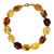 Nicely faceted amber stones on a knotted cord.