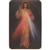 Two pictures appear when the card is moved.  The Divine Mercy picture of Christ as shown and a closeup of his head.