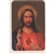 Two pictures appear when the card is moved: The Sacred Heart of Jesus picture as shown and a picture of Mary and her Immaculate Heart.