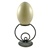 Triple Oval Artistic Wrought Iron Egg Stand - Rhea Egg Size