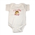 These darling onesie's come in 4 different sizes.  100% cotton.