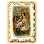 Pictured is a reproduction of an antique Polish holy card (c. 1920s).  It was given to Stella Dernoga by one of her favorite elementary school teachers, Sister Kinga, a Felician nun at the old Holy Rosary parish school in Baltimore, Maryland.
