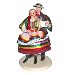 Lublin is located in southeastern Poland and is well known for folk art using natural straw.