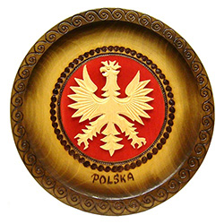 This beautiful plate is made of seasoned Linden wood, from the Tatra Mountain region of Poland. The skilled artisans of this region employ centuries old traditions and meticulous craftsmanship to create a finished product of uncompromising quality.