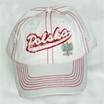 Display the Polish colors of red and white with this distressed looking cap with detailed embroidery work.   The front of the cap features a silver Polish Eagle with gold crown and talons.  Features an adjustable  metal tab in the back.  Designed to fit m