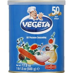 Vegeta is the absolute market authority in universal food seasonings. It is a combination of vegetables and seasoning herbs and is a must have product! Podravka, in search of a way to enhance and improve the aroma of a meal, created Vegeta in its research