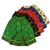 Krakow/Goral flowered skirt.  One size fits most girls up to 50" tall (4' 2").  Stretch elastic waistband.  Skirts measure 18" long (46cm) and can be rolled at the top to shorten the skirt if necessary.
