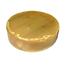 Pure refined Beeswax is used because it adheres to the shell the best, it has the necessary low melting temperature, and it's sweet smell brings great memories of Easter!!!  This larger cake of wax is 1.4oz  vs the 1oz. cakes we carried in prior years.