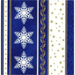 Polish Folk Art Dinner Napkins (package of 20) - "Christmas Stars" - Three ply napkins with water based paints used in the printing process.