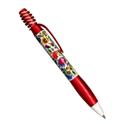 Enjoy this colorful Polish ball point pen!  Perfect for gifts.