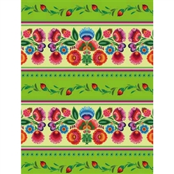Delightful Polish folk themed paper gift paper - the perfect way to present those special gifts. Glossy color paper. Size 39.3" x 27.5" - 100cm x 70cm folded. Made in Poland.