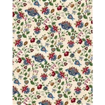 Polish Gift Wrapping Paper - Embroidered Flowers 2