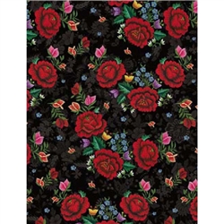 Polish Gift Wrapping Paper - Red Roses