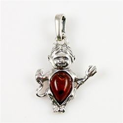 Artistic Amber Pendant