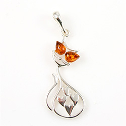 Artistic Amber Pendant