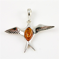 Artistic Amber Pendant