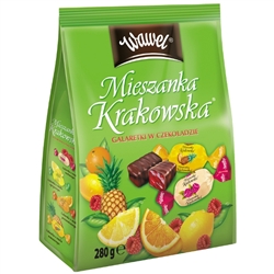 This Polish specialty is just that - special. Named after Poland's most romantic city, these chocolate covered jellies come in a variety of flavors: orange, lemon, pineapple, raspberry. Each jelly is slightly tart, not too sweet and covered with a rich da