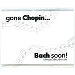 Such a clever play on names on a Post-It note pad.  50 sheets per pad.  Great gift for anyone who loves music!