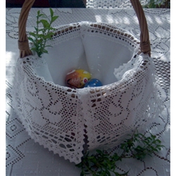 The tradition of having foods for the Easter meal blessed on Holy Saturday is practiced in Poland and in the US. In Poland a wicker basket is filled with a sampling of the Easter meal, covered with a pure white cover.